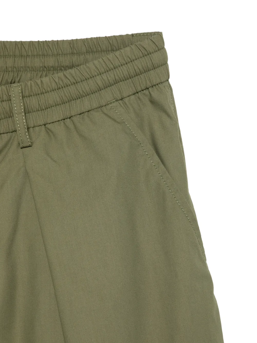  Universal Works Pleated Elasticated Trousers - Green 