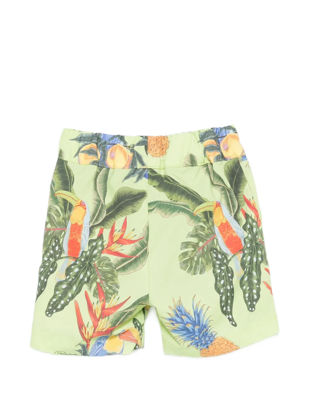  Roberto Cavalli Junior Printed Shorts - Green 