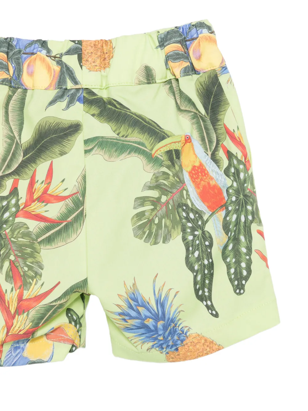  Roberto Cavalli Junior Printed Shorts - Green 