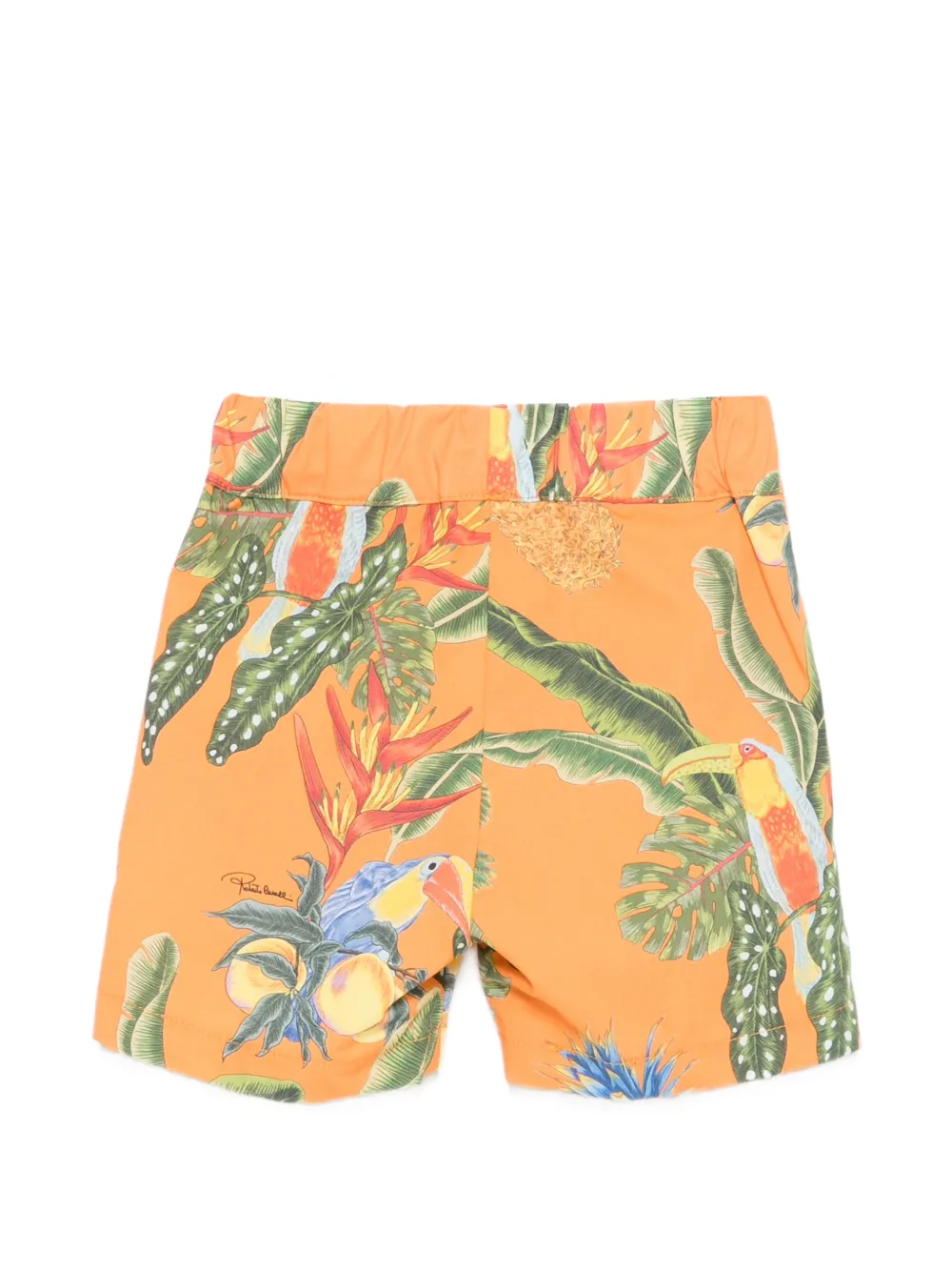  Roberto Cavalli Junior Printed Shorts - Orange 