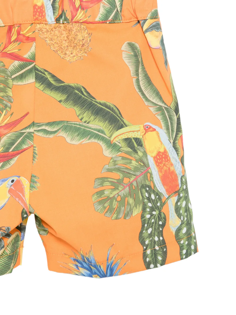  Roberto Cavalli Junior Printed Shorts - Orange 