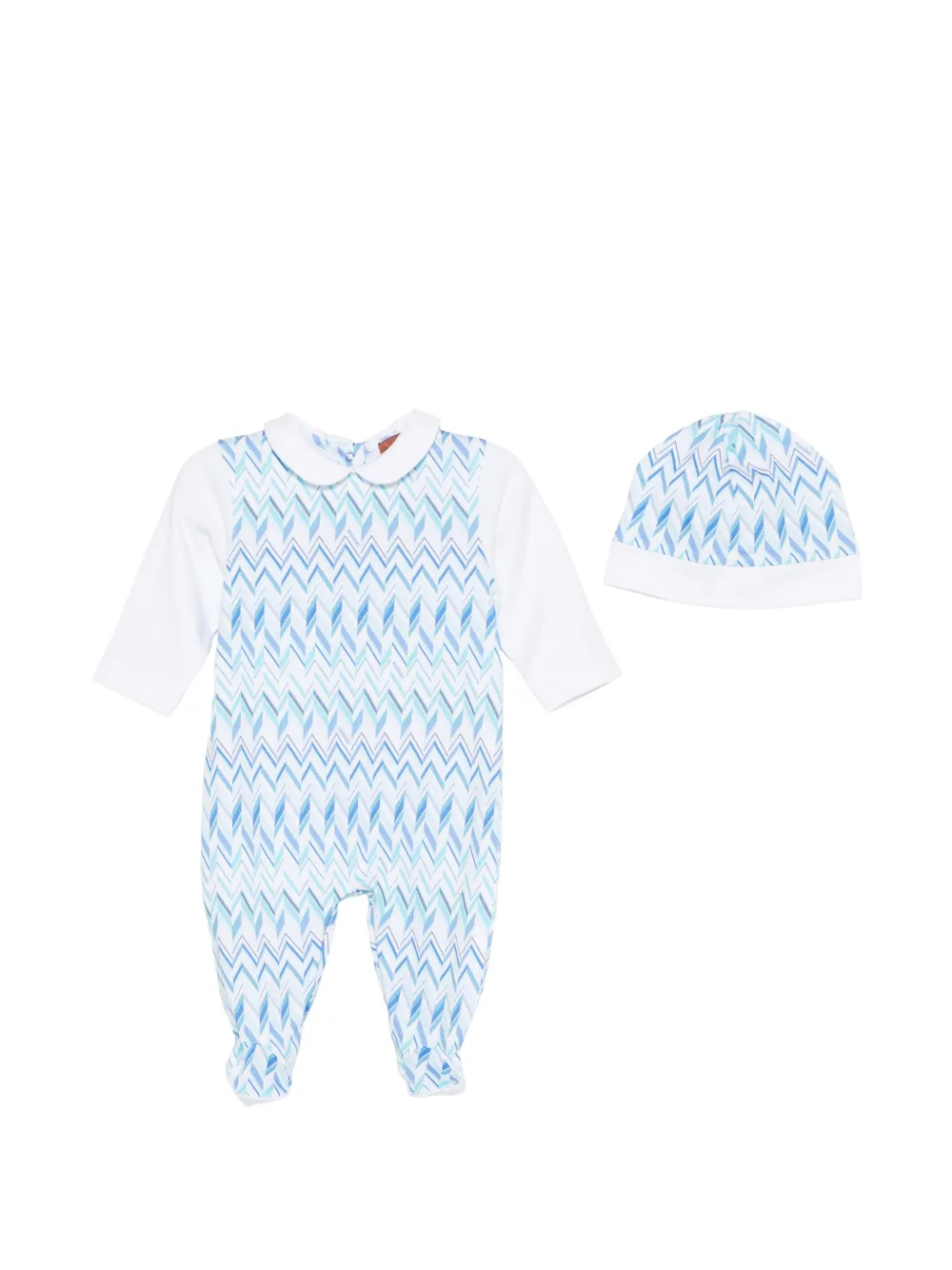 Missoni Zigzag-pattern Babygrow Set (set Of Two) In Multi