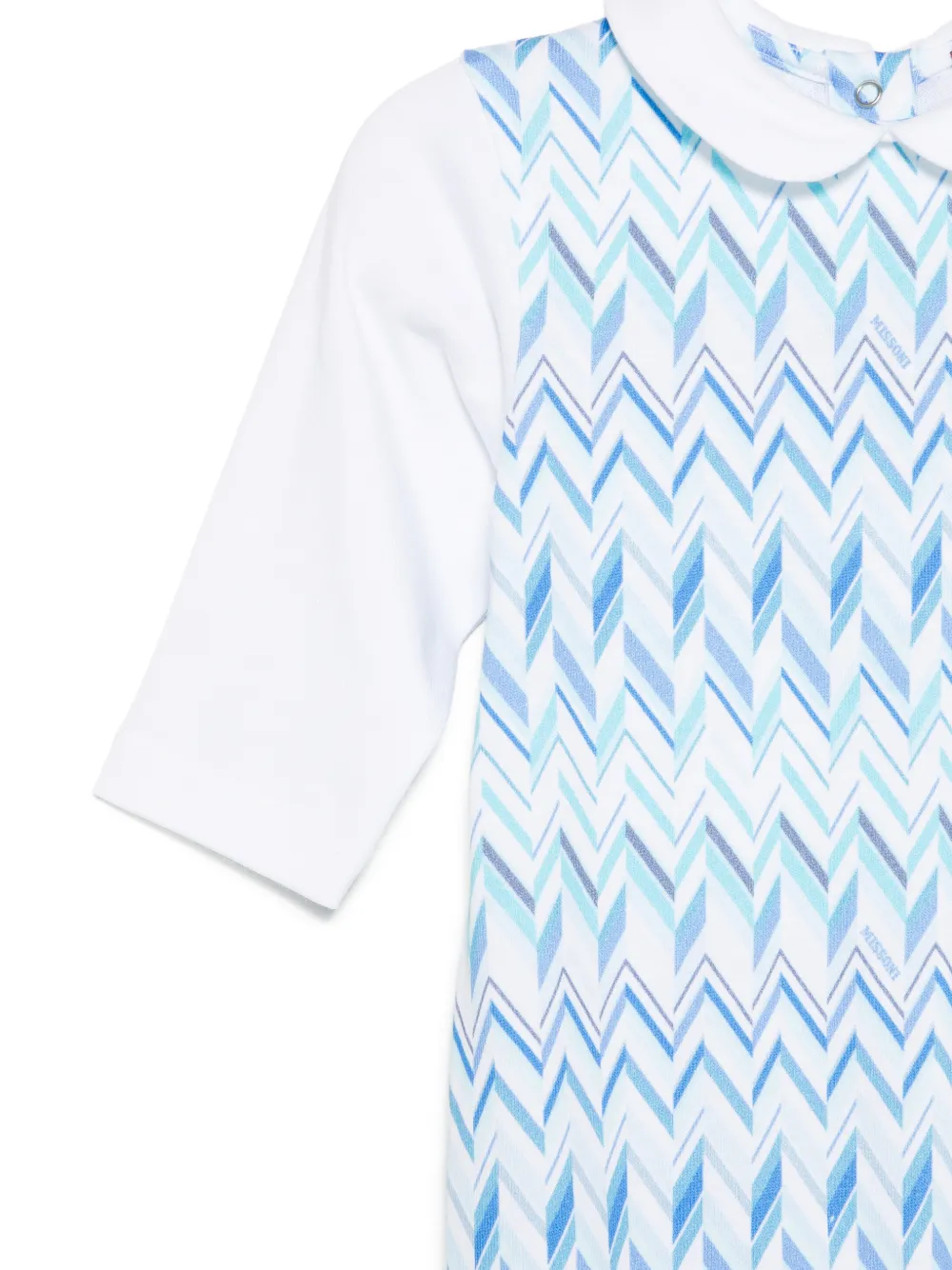  Missoni Kids Zigzag-pattern Babygrow Set (set Of Two) - White 