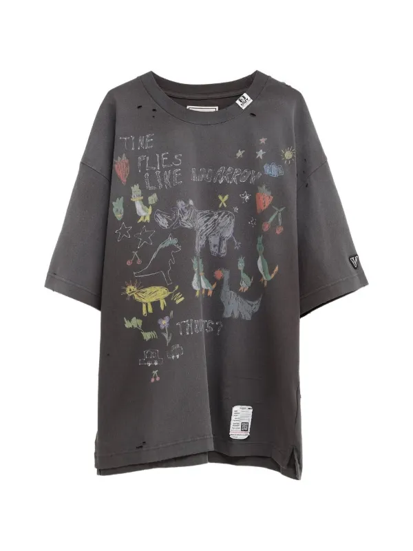Maison MIHARA YASUHIRO グラフィック Tシャツ | グレー | FARFETCH JP