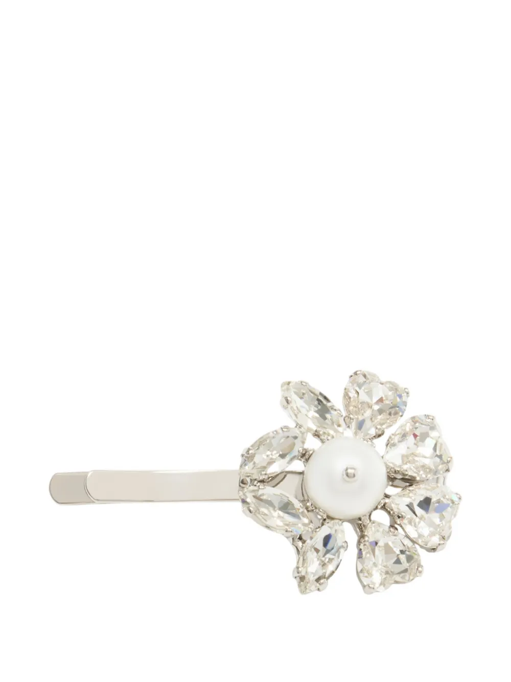 Simone Rocha Heartbloom hair clip - Argento