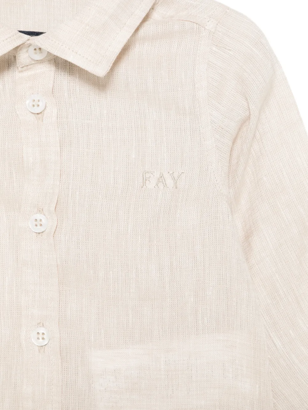  Fay Kids Buttoned Shirt - Neutrals 