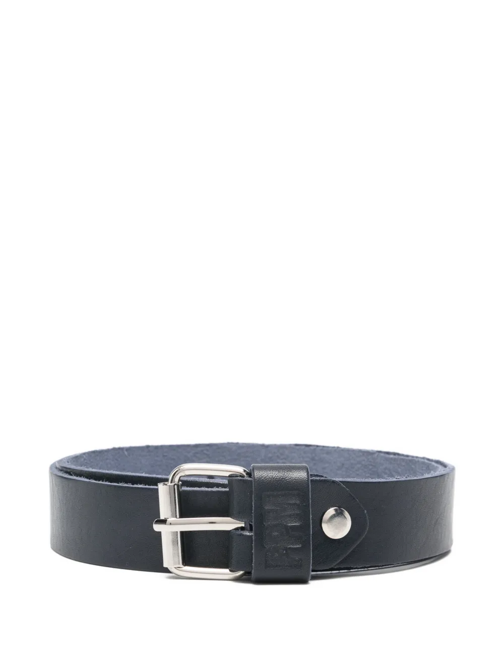Paolo Pecora Kids buckle leather belt - Blu