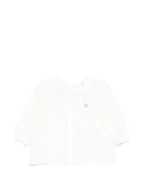 Douuod Kids Peter Pan-collar top