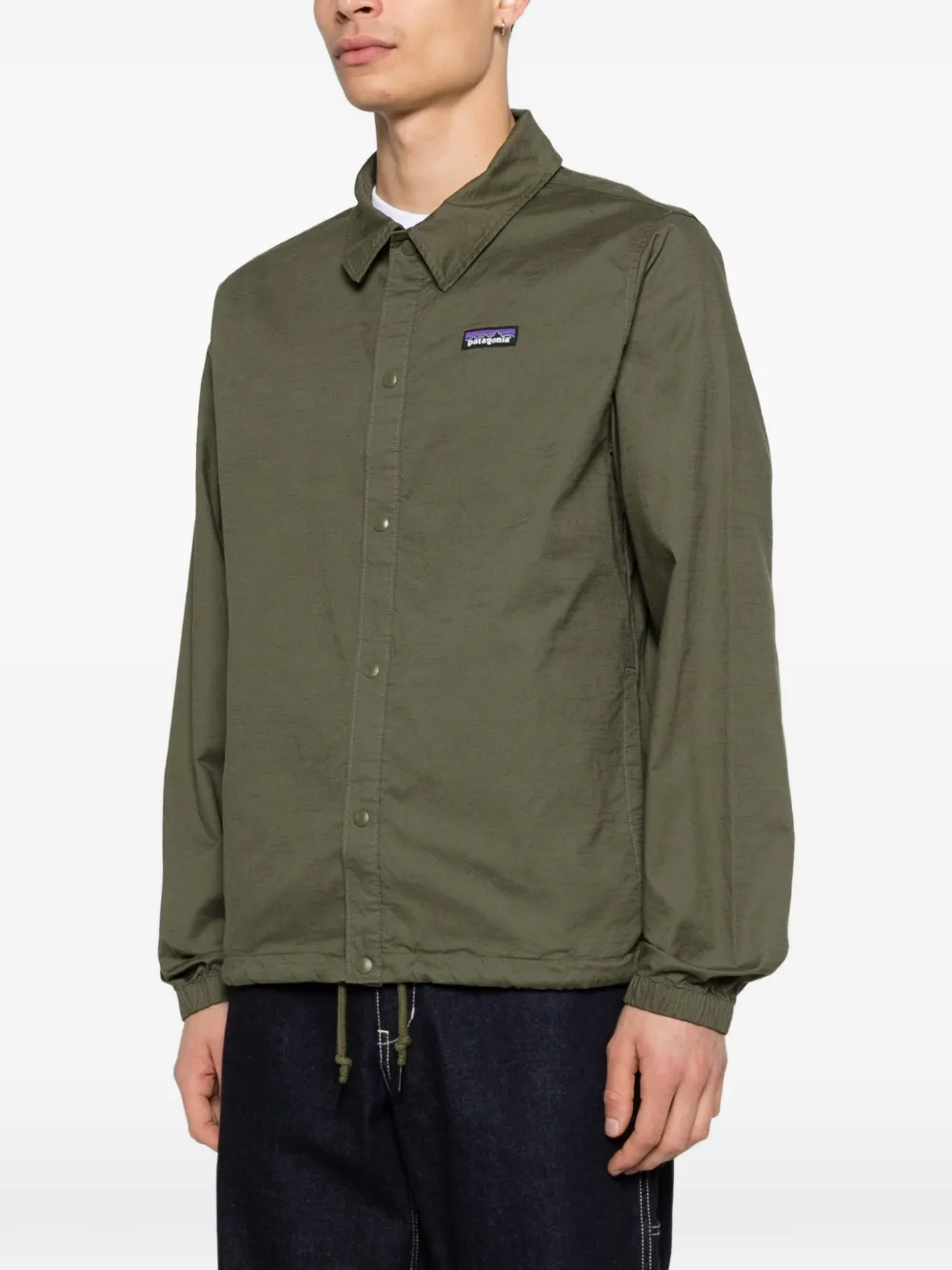 logo-patch overshirt