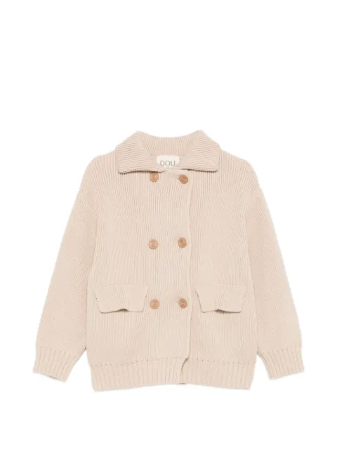 Douuod Kids button front-pocket cardigan