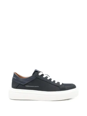 Alexander Smith London Leather Sneakers | Blue | FARFETCH