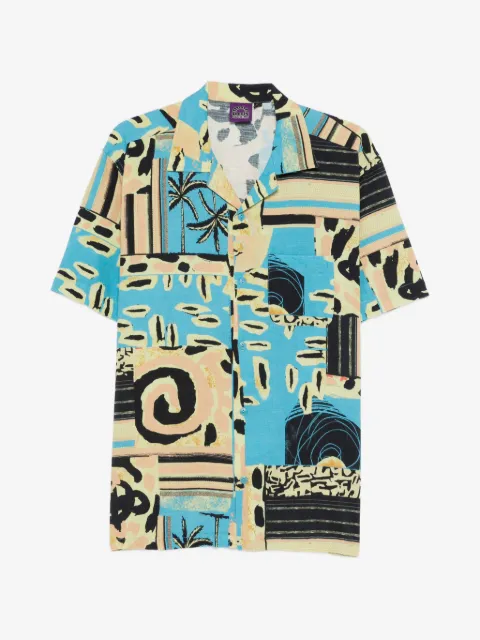 Deus Ex Machina camisa con bolsillo abstracto