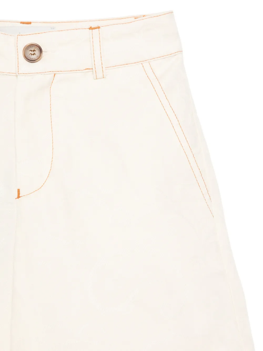 ETRO KIDS Shorts met knoopsluiting Beige