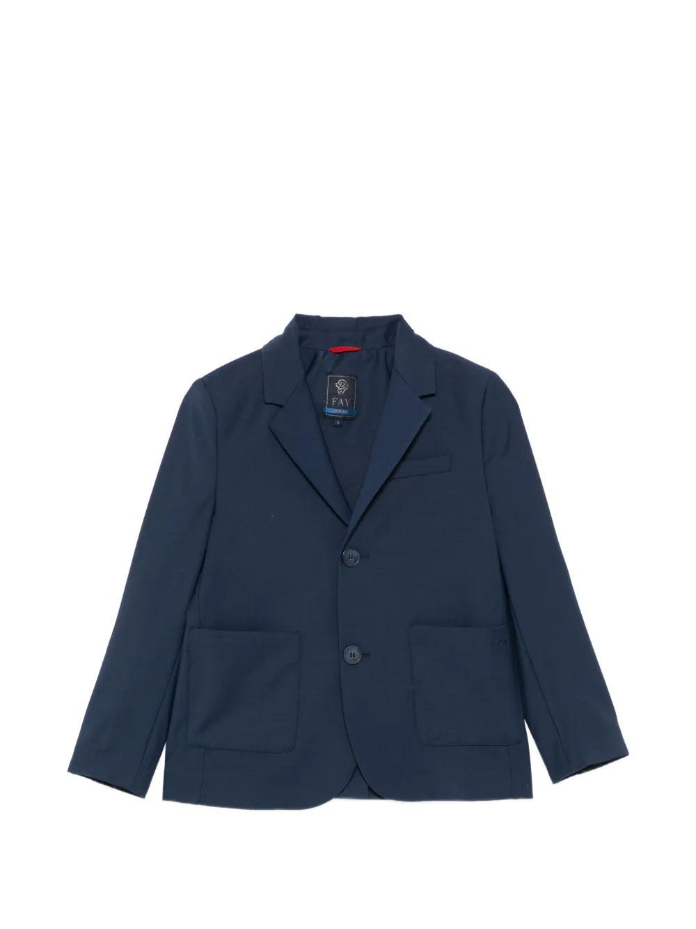 Fay Kids buttoned blazer - Blu