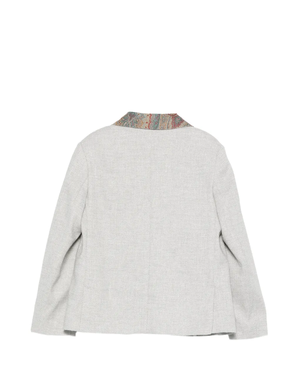 Etro Kids Notched-lapel Blazer - Grey 