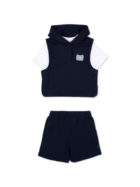 BOSS Kidswear set de shorts con capucha