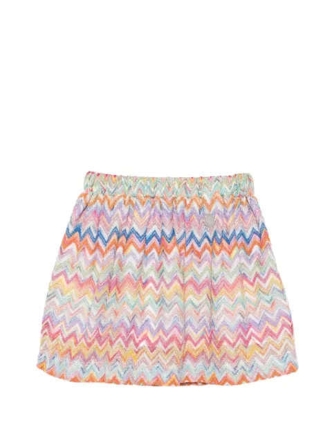 Missoni Kids zigzag-pattern skirt