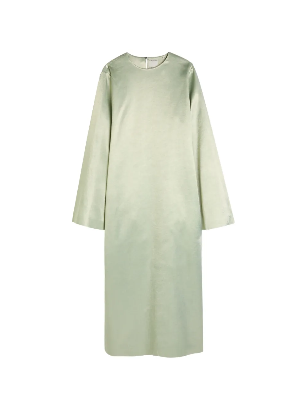Calvin Klein Alba flared-sleeve midi dress - Verde