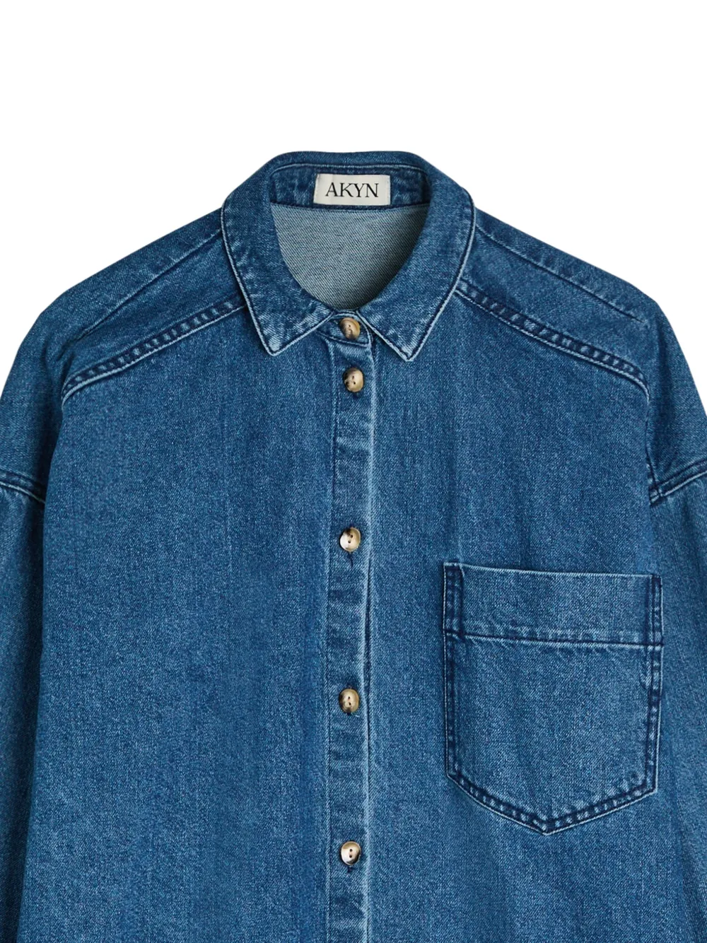  Akyn Fenella Pocket Long-sleeve Shirt - Blue 
