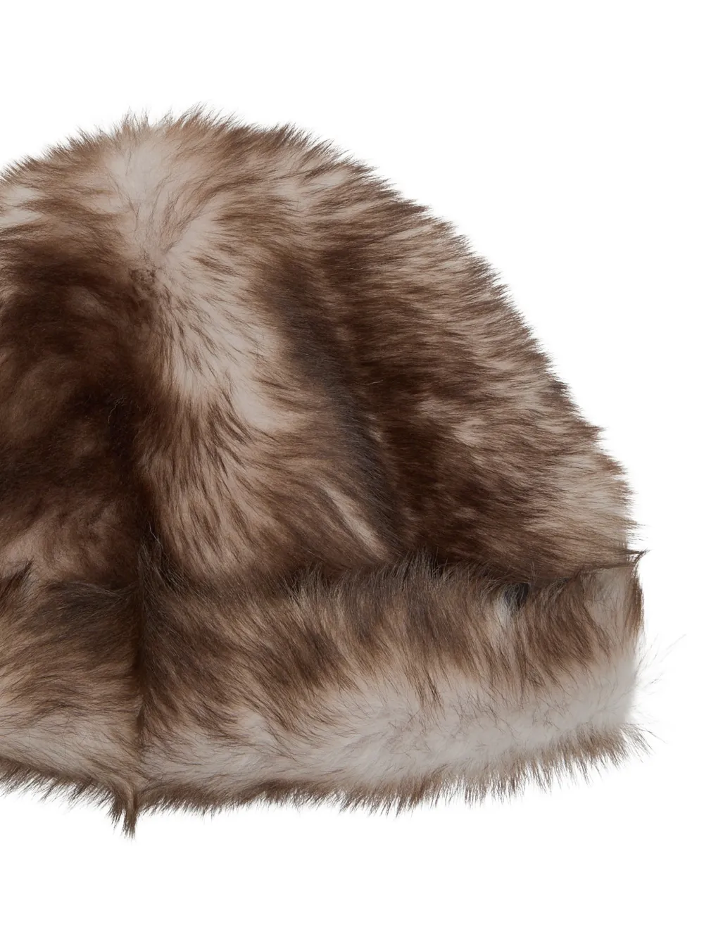  Nour Hammour Louve Shearling Hat - Brown 