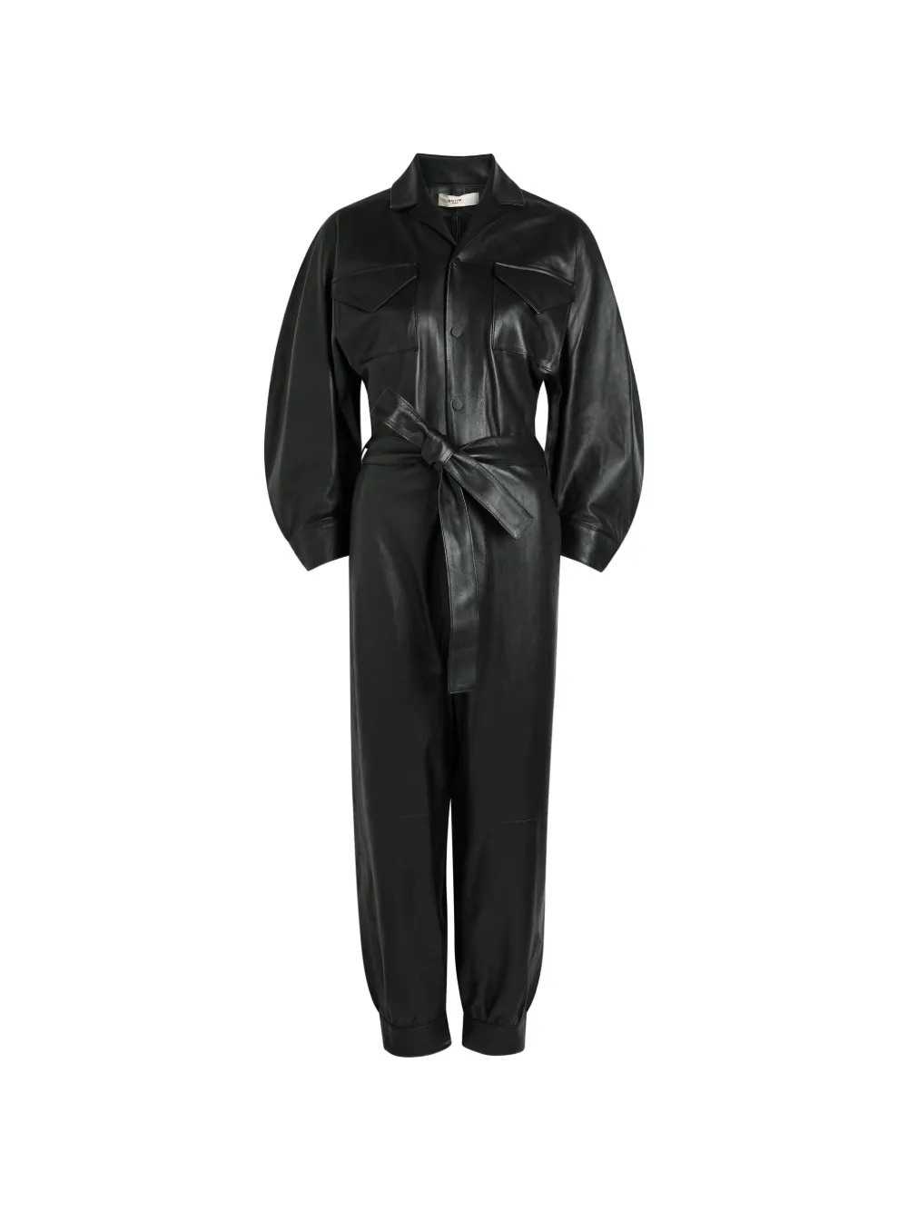 Skiim Ophelia Collared Belted Jumpsuit