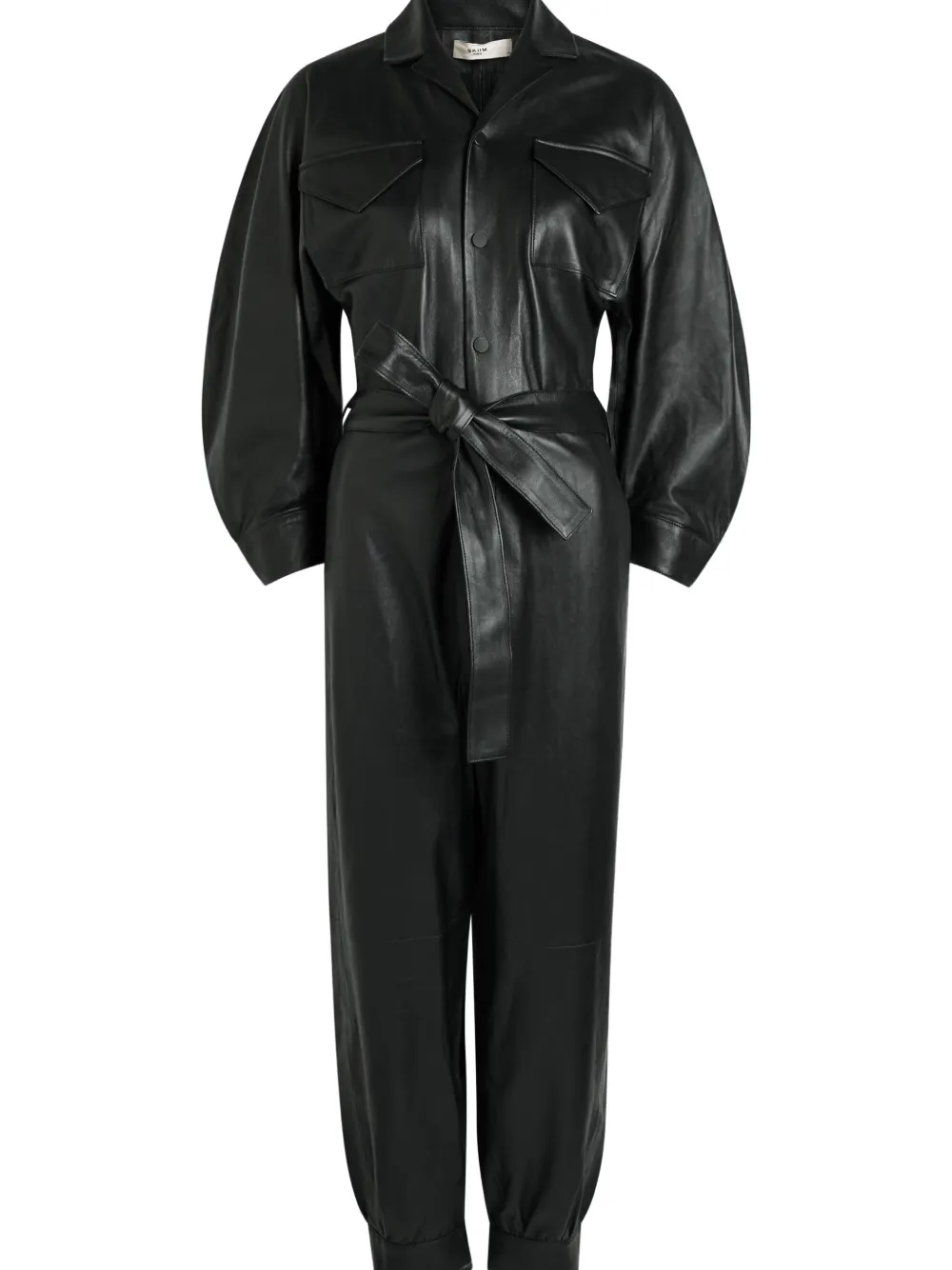 Ophelia Collared Belted Jumpsuit
