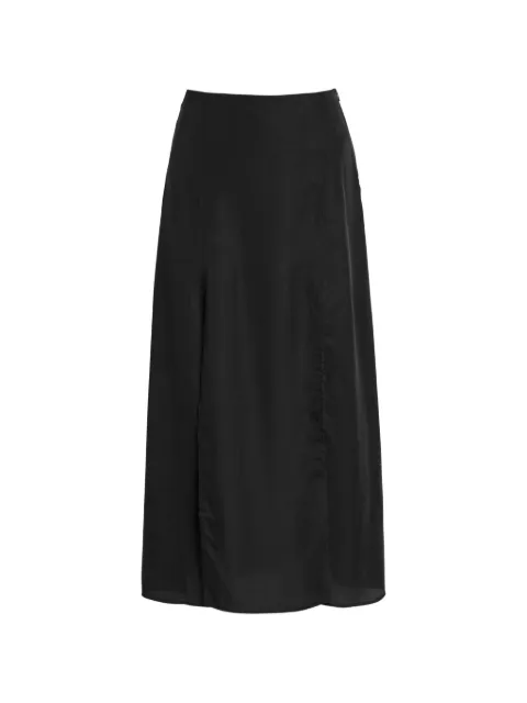 AKYN Elodie slit midi skirt