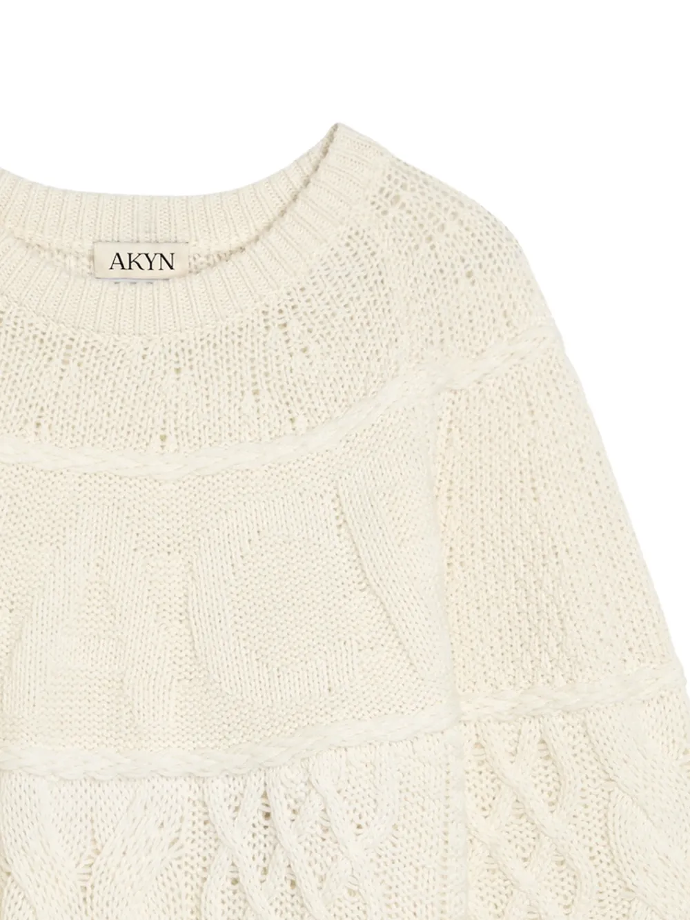 Akyn Cable-knit Sweater - Neutrals 