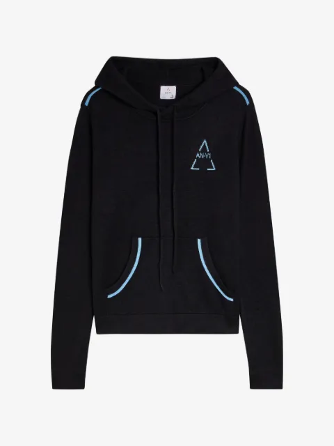 AN-Y1 kangaroo-pocket hoodie