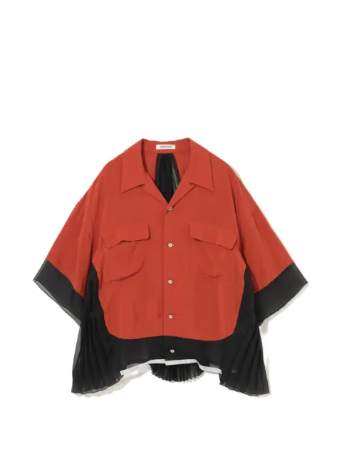 Undercover pocket pleated blouse
