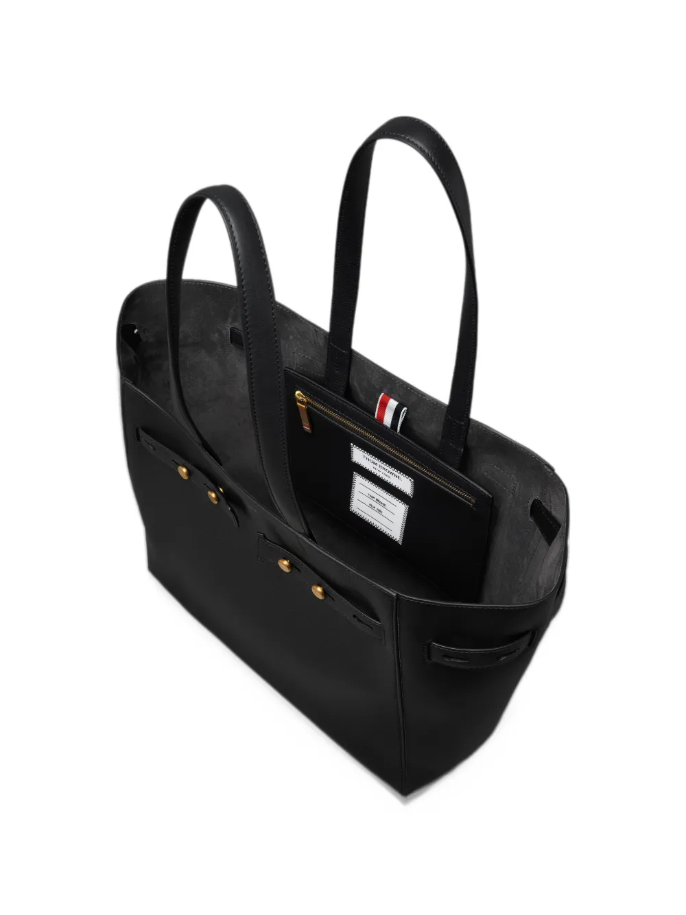 Thom Browne Mrs. Thom Cabas tas van zacht kalfsleer Zwart