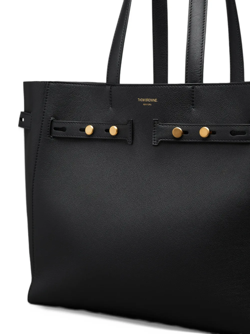 Thom Browne Mrs. Thom Cabas tas van zacht kalfsleer Zwart