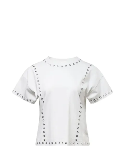 rag & bone Kelly grommet-embellished boxy T-shirt