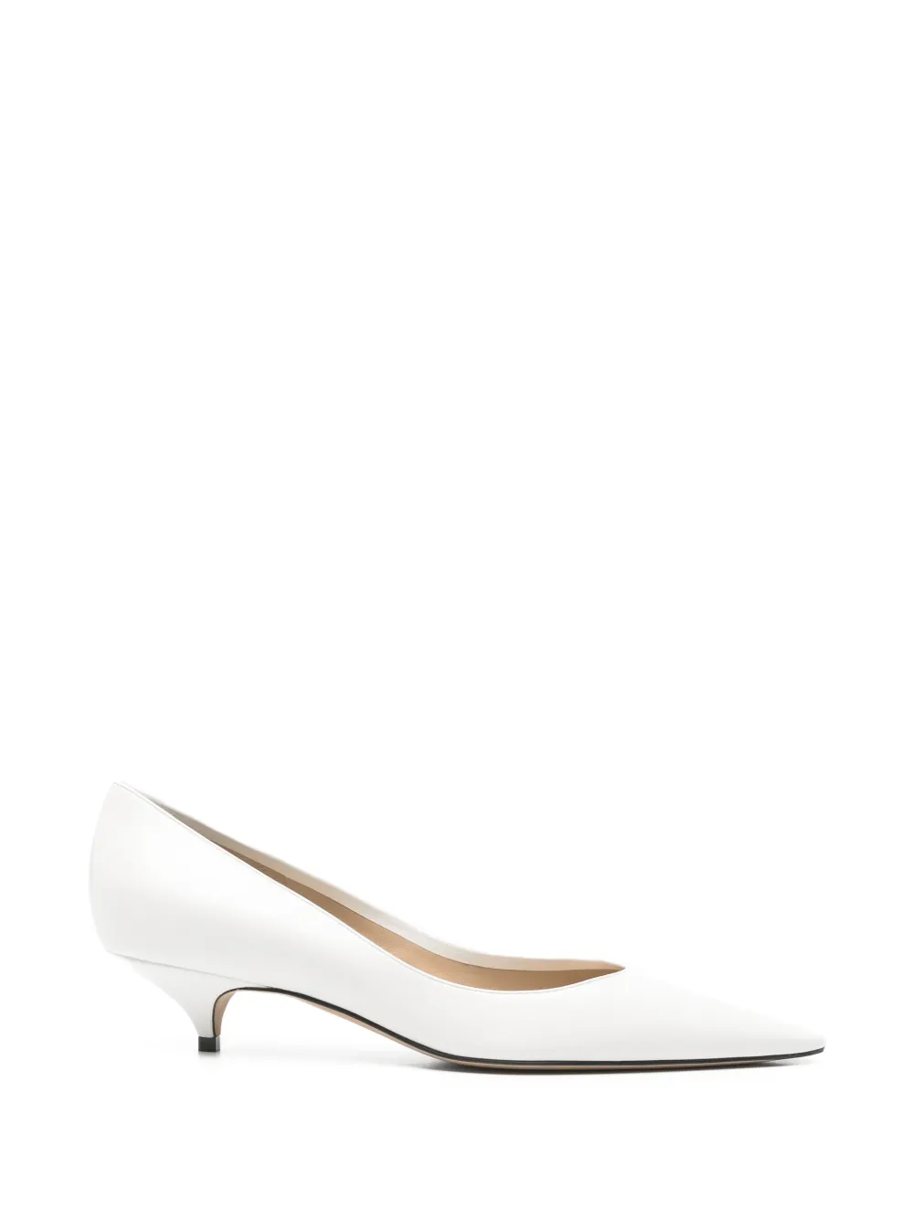 The Row Liisa kitten-heel sandals - Bianco