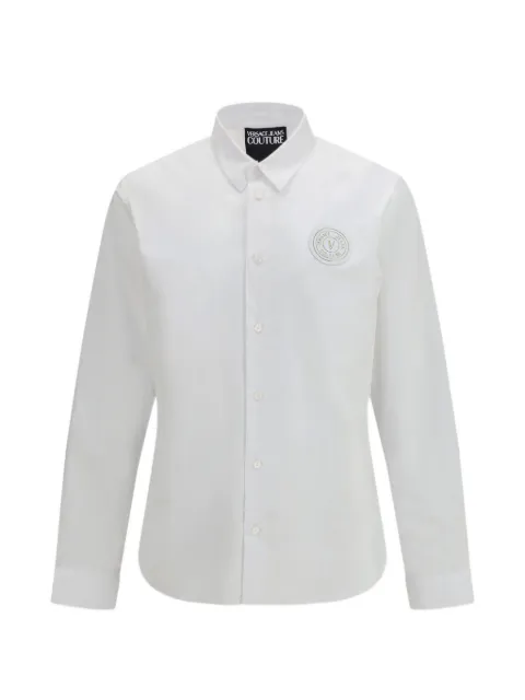 Versace Jeans Couture V-emblem patch shirt