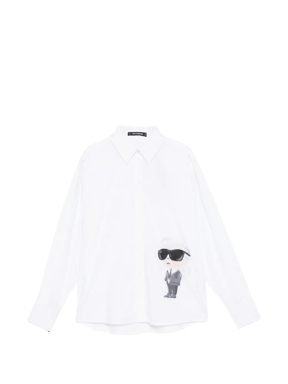 Karl Lagerfeld Ikon Aquarelle shirt - Bianco
