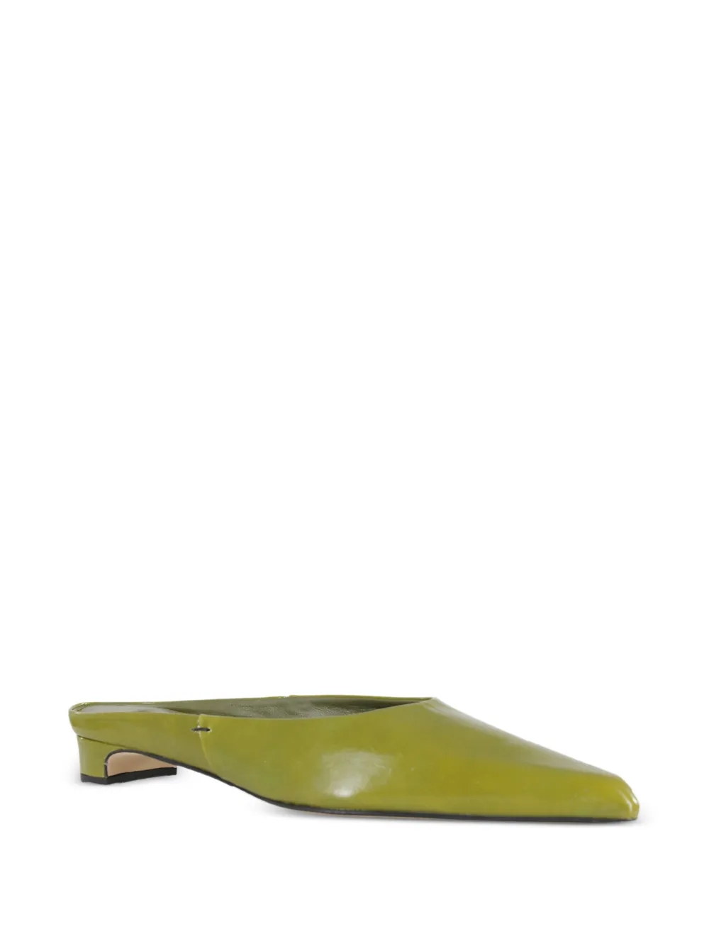  Poeve Faye Point-toe Pumps - Green 