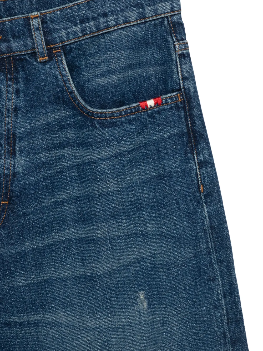  Amish Huge Ripped Jeans - Blue 