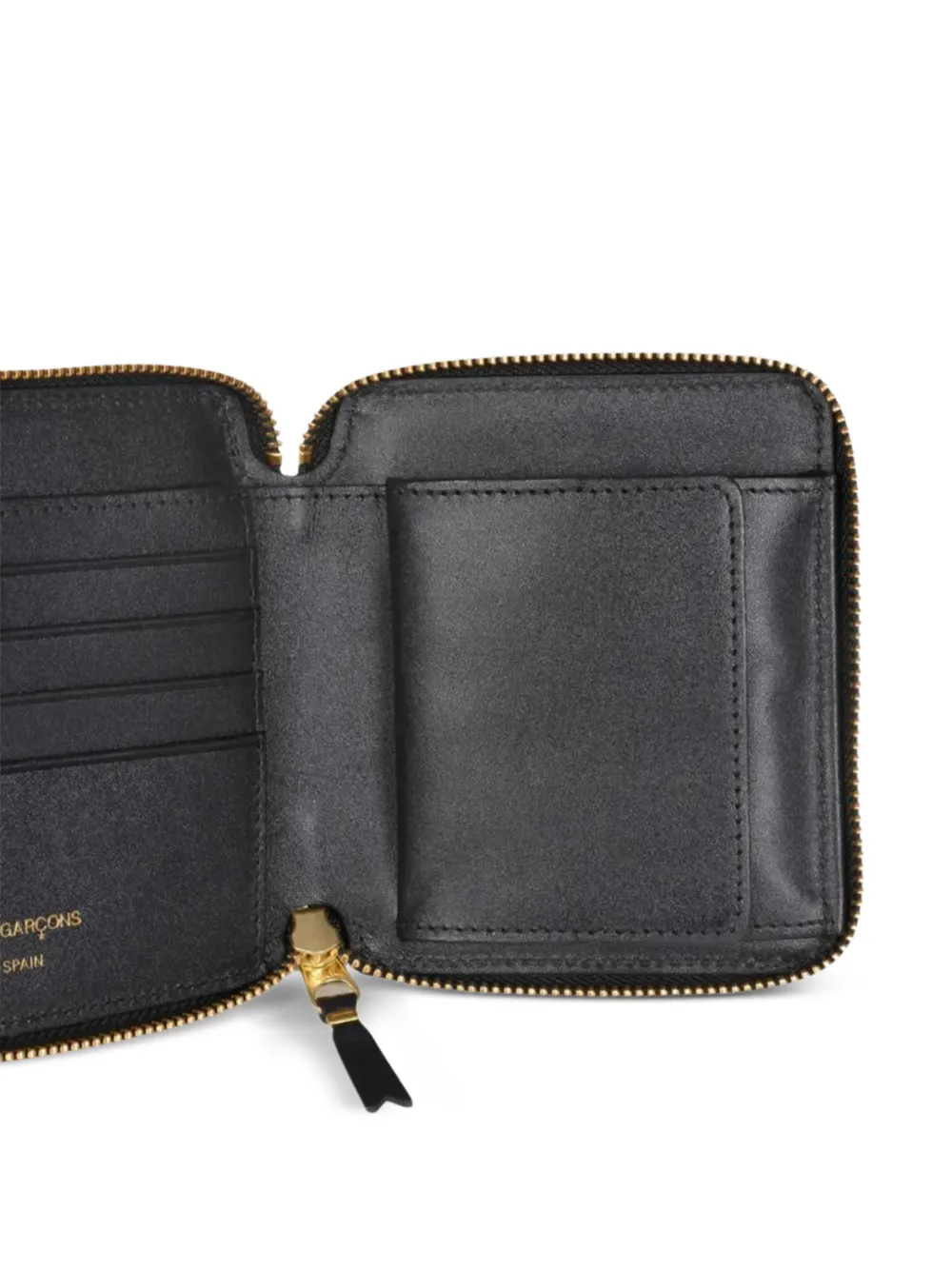 Comme Des Garçons Wallet Leren portemonnee Zwart