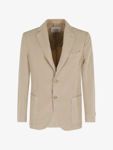 Seventy notched-lapels patch-pockets blazer
