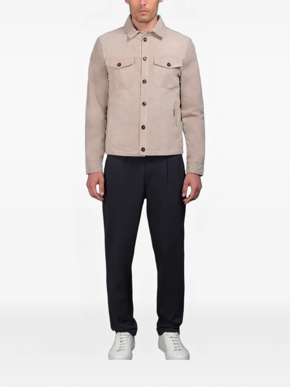 Moorer Furini shirtjack Beige