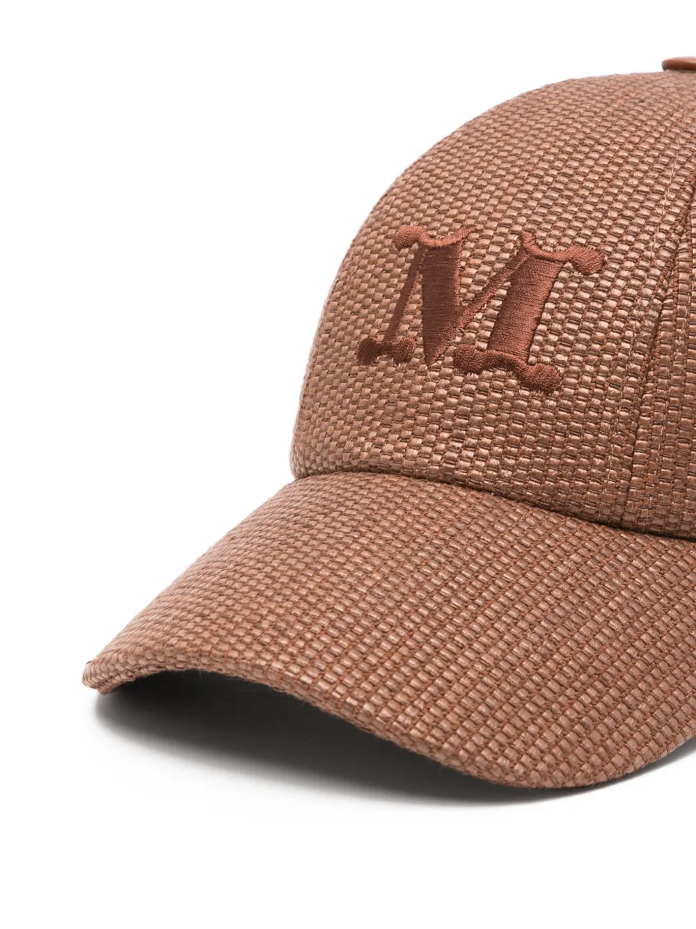  Max Mara Mxacircense Embellished Baseball Cap - Brown 