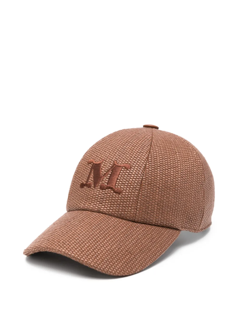 Max Mara Cappello da baseball Mxacircense con decorazione - Marrone