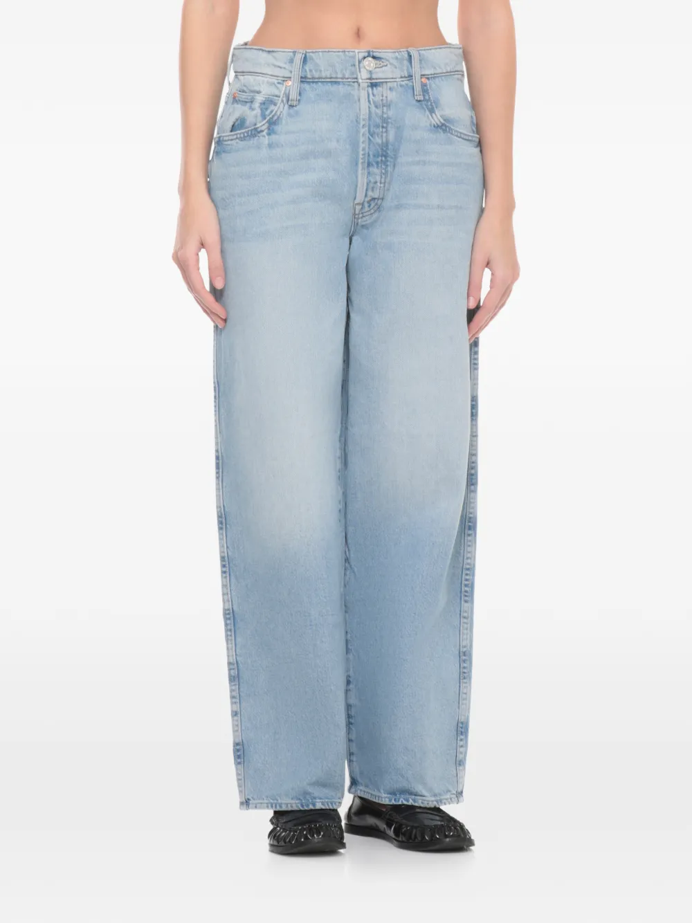  Mother Wide Leg Jeans - Blue 
