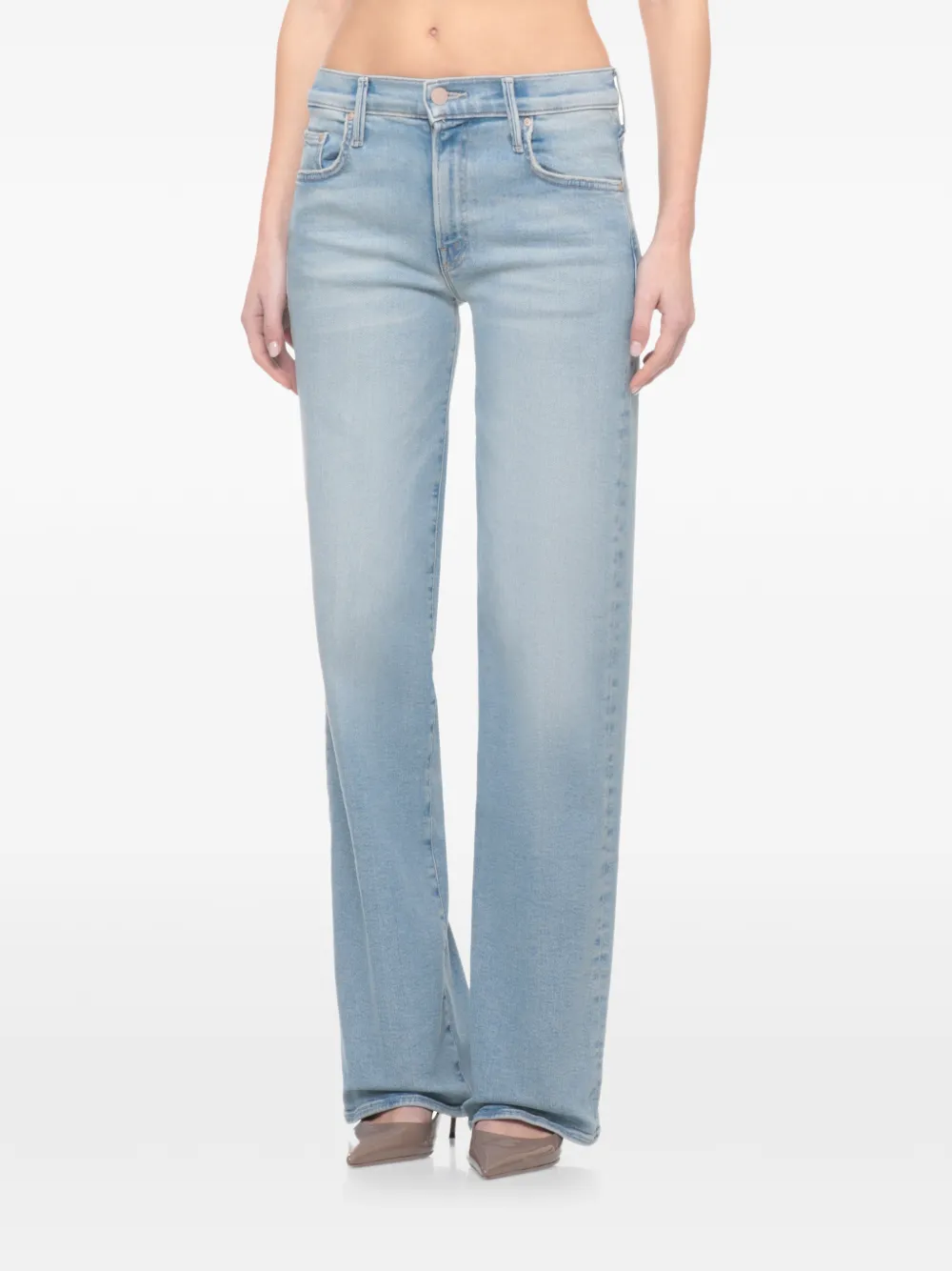  Mother Mid Rise Jeans - Blue 