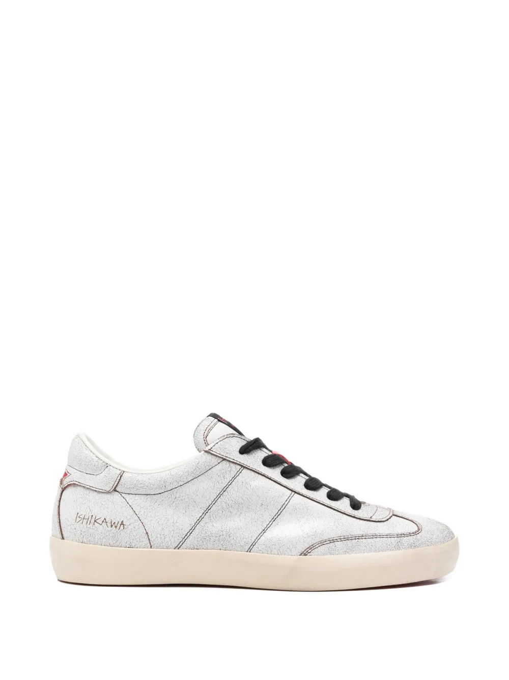 Ishikawa No Star 3007 leren sneakers Wit