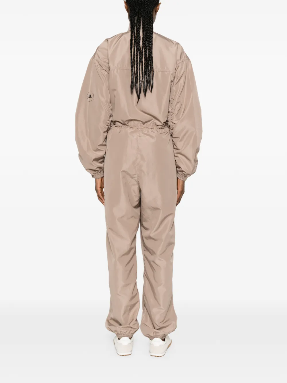 Zip-Fastening Drawstring Jumpsuit