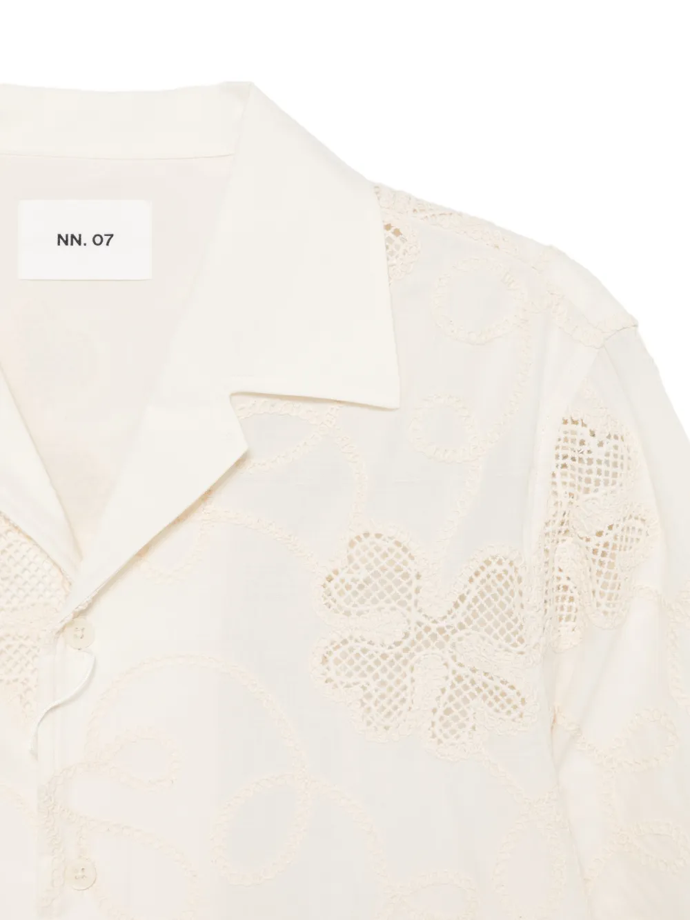  Nn07 Floral Shirt - Neutrals 