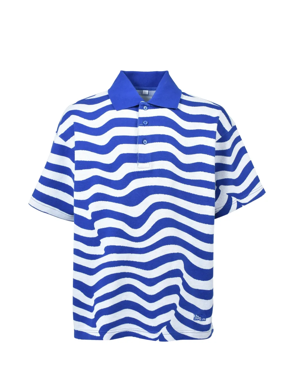 Napa By Martine Rose Polo Ego SS a righe - Blu