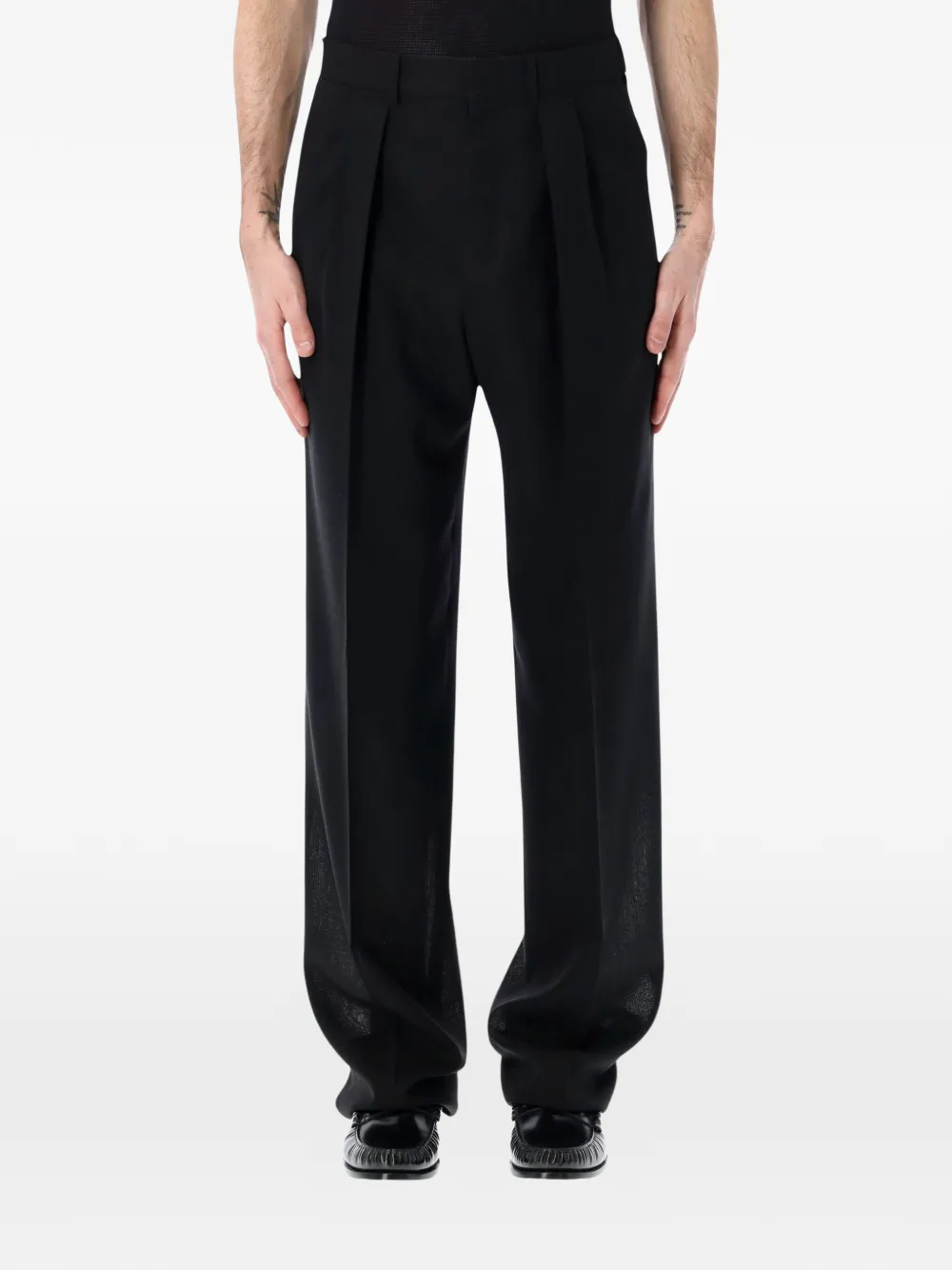 TOM FORD pleated trousers - Nero